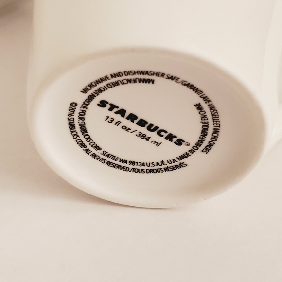 Starbucks White Ceramic Mug with Logo - Picture 5 of 6